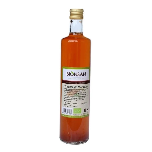 Vinagre de Manzana sin filtrar ni pasteurizar Bio 750ml - Bionsan