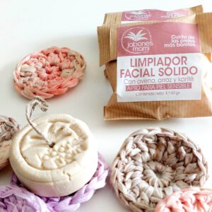 Limpiador facial con avena, arroz y karité 60g – Jabones mami